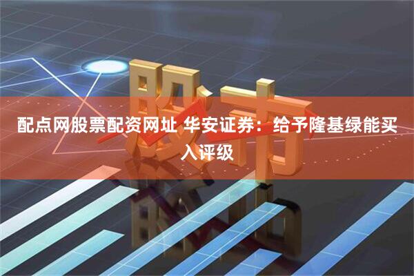 配点网股票配资网址 华安证券：给予隆基绿能买入评级