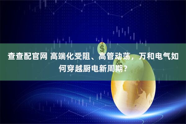 查查配官网 高端化受阻、高管动荡，万和电气如何穿越厨电新周期？