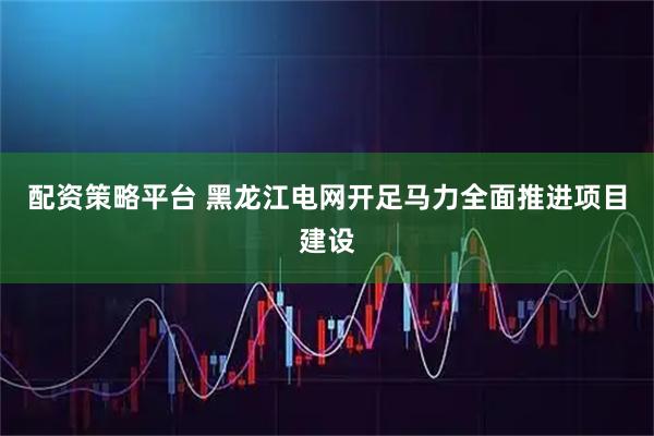 配资策略平台 黑龙江电网开足马力全面推进项目建设